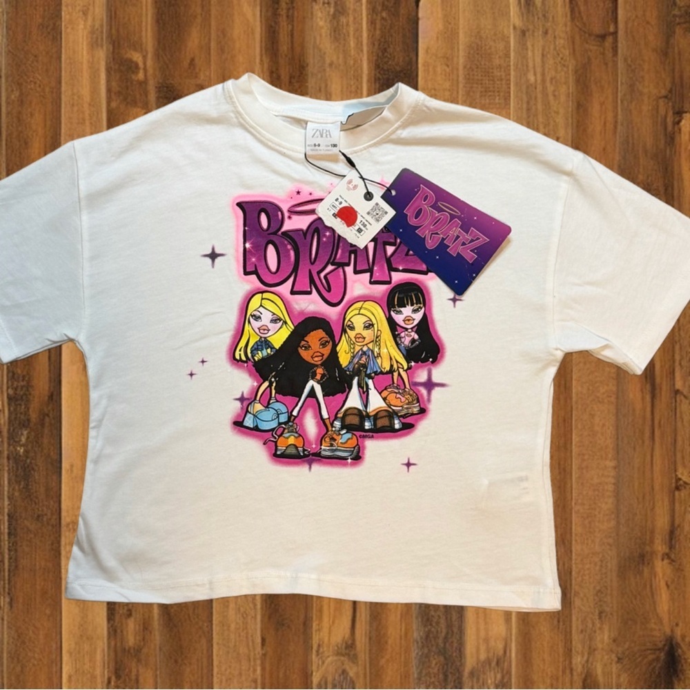 ZARA Kids Bratz Graphic Tee – Size 8–9 (Fits Like L/XL Youth)